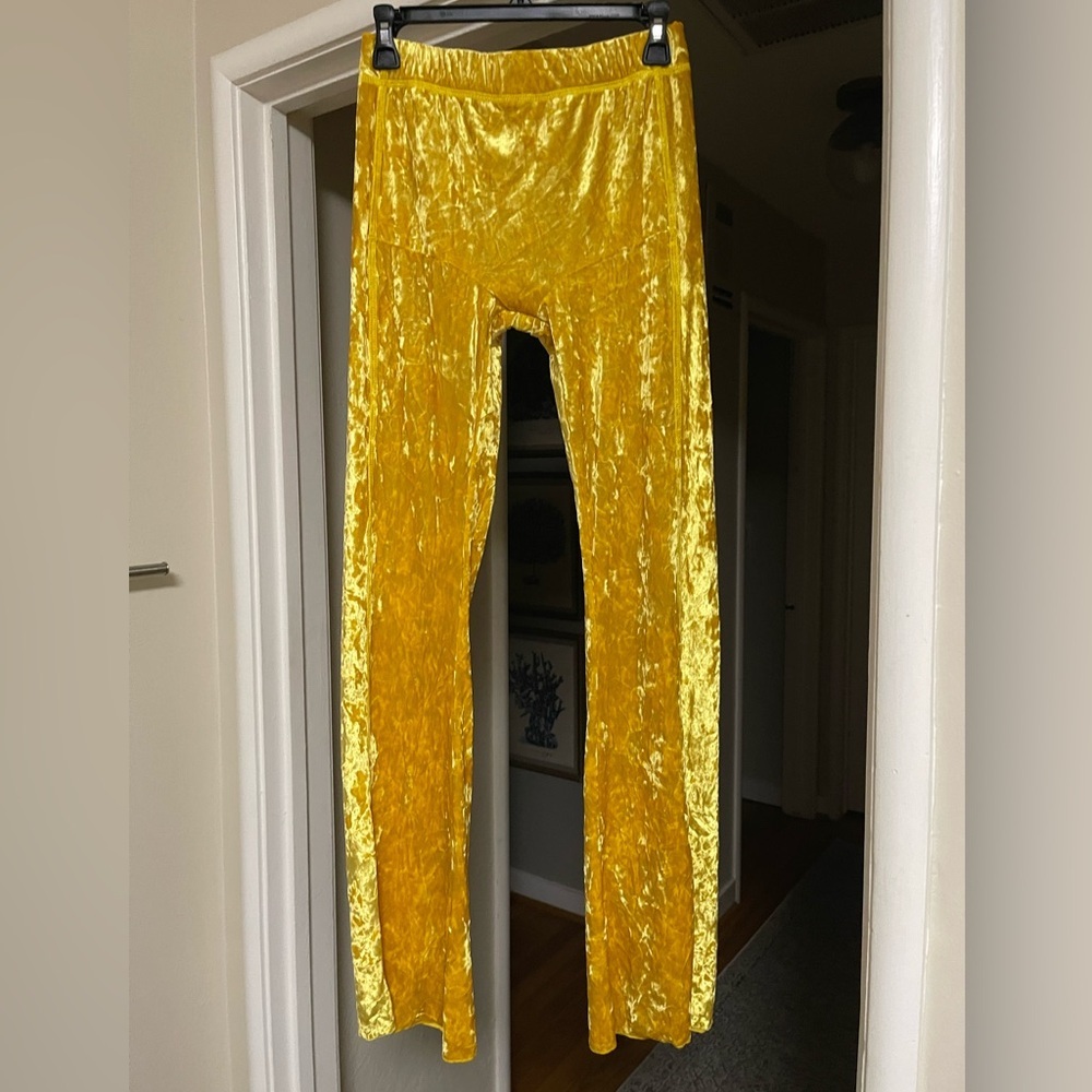 EUC AVAVAV Crushed Velvet Pants